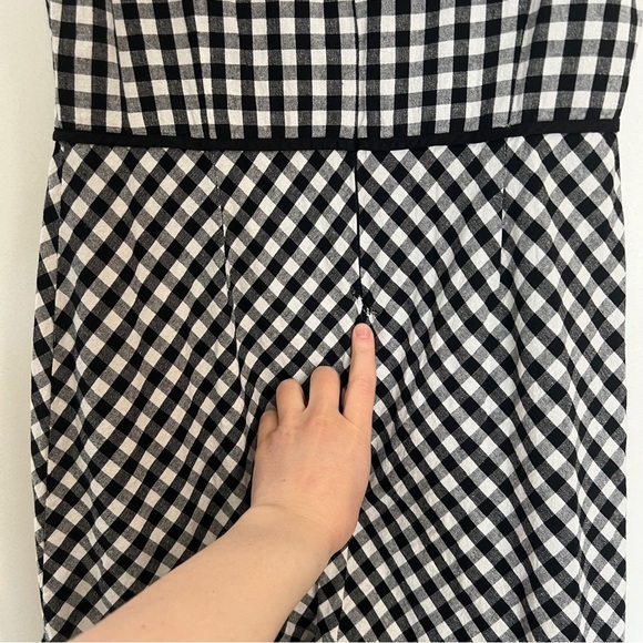 TOME Gingham Ruffle Hem Dress - Picture 10 of 12